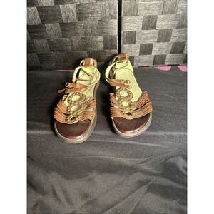 Earth Couture Women Sandals Brown Size 6.5